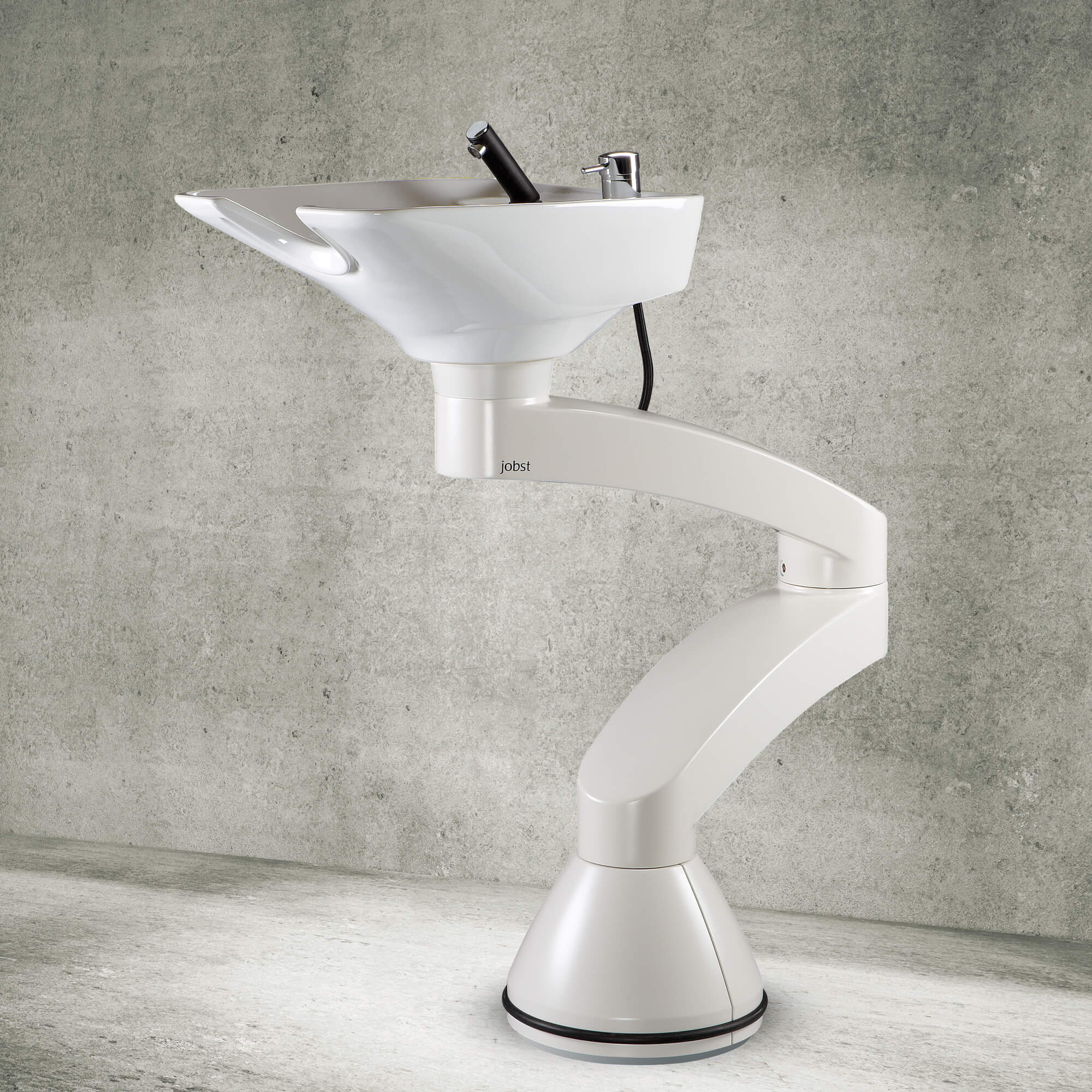 Contura swing PLUS - Lavatório com coluna branco - Cuba branca